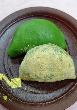 レンジで簡単♬摘んだよもぎで作る草餅-レシピのメイン写真