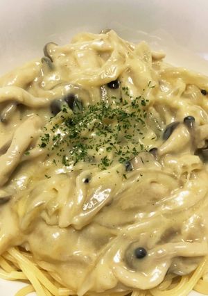 しめじの豆乳クリームパスタ-レシピのメイン写真