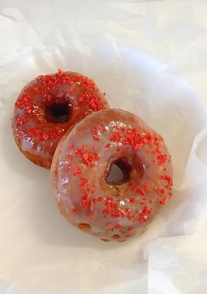 ホワイトチョコのイーストドーナツ-レシピのメイン写真