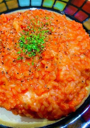 トマトチーズリゾット-レシピのメイン写真