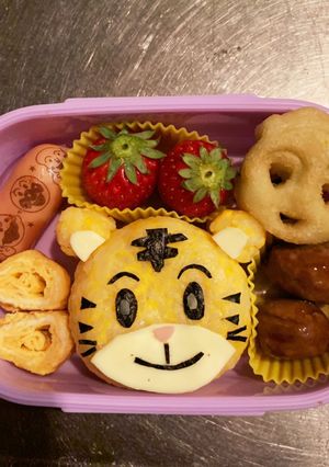 しまじろうのお弁当-レシピのメイン写真