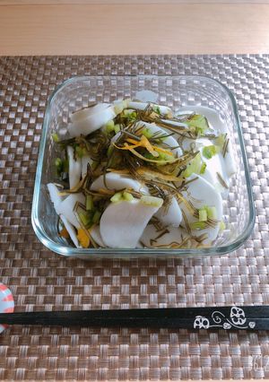 「すこしお」かぶと柚子の刻み昆布サラダ-レシピのメイン写真