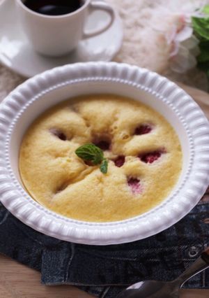 苺とクリチのフライパンチーズケーキ-レシピのメイン写真