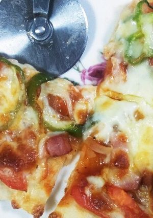 26　簡単　ピザ生地　トッピング自由で-レシピのメイン写真