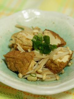 えのきと厚揚げのバター醤油炒め-レシピのメイン写真