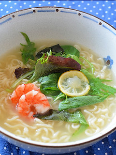 柑橘ペーストでインスタントの塩ラーメン♪-レシピのメイン写真