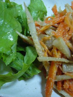 にんじんとごぼうの胡麻サラダ-レシピのメイン写真