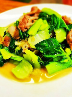 定番主菜【豚肉とチンゲンサイ中華炒め】-レシピのメイン写真