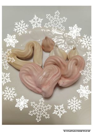 食紅で♡かわいいメレンゲクッキー-レシピのメイン写真