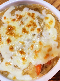 余ったカレーで。味噌カレー牛乳ドリア-レシピのメイン写真
