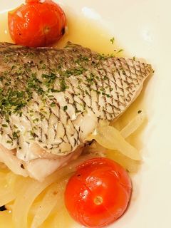 ふっくら柔ウマ♪真鯛のアクアパッツァ風-レシピのメイン写真