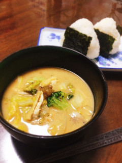 野菜たっぷり甘酒味噌汁-レシピのメイン写真