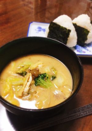 野菜たっぷり甘酒味噌汁-レシピのメイン写真