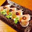 【簡単】チーズとカイワレの生ハム包み