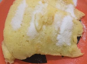 ホワイトチョコパウダーがけホットケーキ-レシピのメイン写真