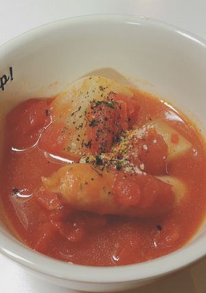 大根とウィンナーのトマトスープ-レシピのメイン写真