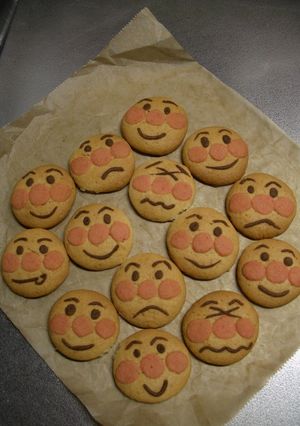 アンパンマンクッキー-レシピのメイン写真