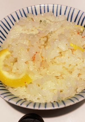 蟹とレモンの炊き込みご飯-レシピのメイン写真