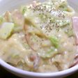 ランチにいかが☆豆乳カルボナーラうどん