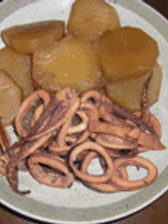 大根とイカの煮物-レシピのメイン写真