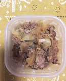 豚切り落とし肉生姜焼き　減塩でも美味しい
