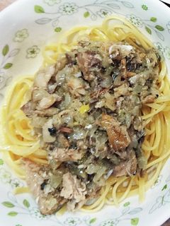 鯖のオイルパスタソース-レシピのメイン写真