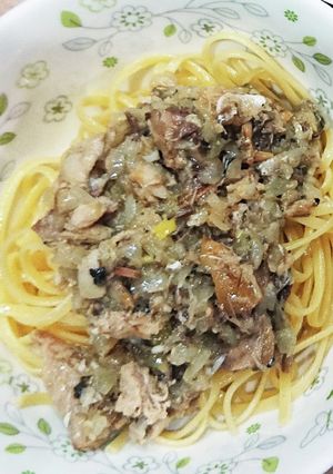 鯖のオイルパスタソース-レシピのメイン写真