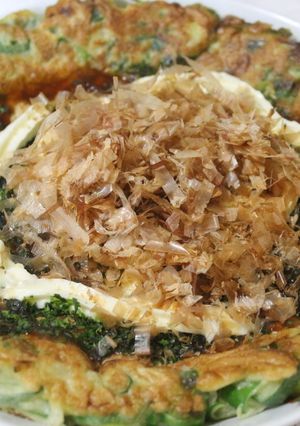 無農薬のねぎで作ったお好み焼き-レシピのメイン写真