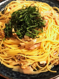 幼児と食べる!きのこの和風パスタ-レシピのメイン写真