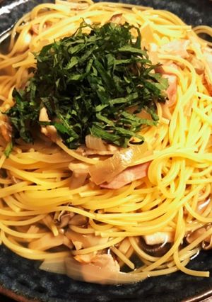 幼児と食べる！きのこの和風パスタ-レシピのメイン写真