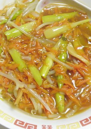 ❤野菜たっぷり　あんかけ味噌ラーメン-レシピのメイン写真