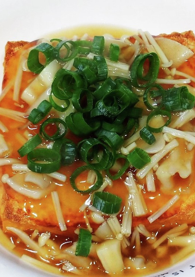 厚揚げのキノコ餡掛け-レシピのメイン写真