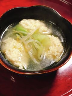 簡単、鶏団子スープ-レシピのメイン写真