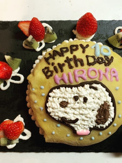 ミルクレープ 誕生日ケーキ スヌーピー-レシピのメイン写真