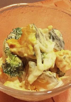 ◆かぼちゃとブロッコリーのマヨサラダ◆-レシピのメイン写真