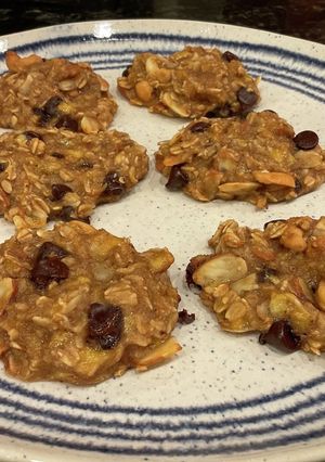 粉を使わないオーツ麦のクッキー-レシピのメイン写真