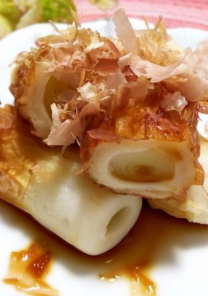 レンジで簡単!ねぎ詰め竹輪-レシピのメイン写真