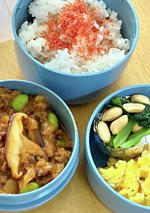 チーズ入りミートソース　タロの弁当107-レシピのメイン写真