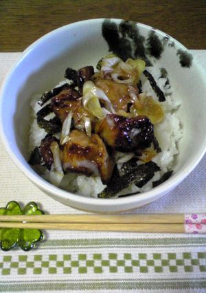 手抜きでソーリー≧з≦;　焼きとり丼-レシピのメイン写真