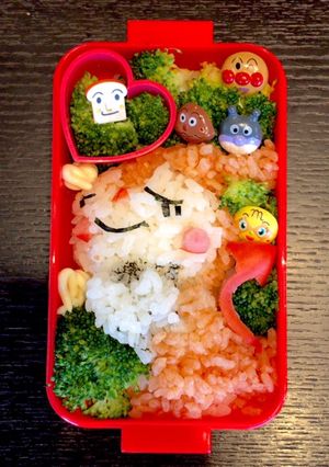 ドキンちゃんキャラ弁当-レシピのメイン写真