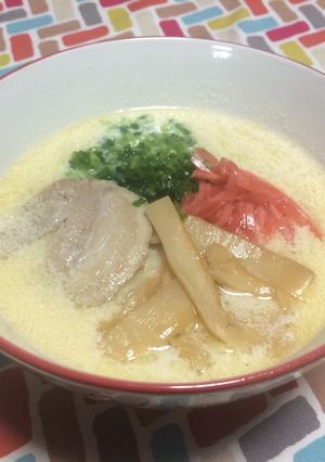 超簡単☆豚骨背脂！マヨしょう油らーめん♫-レシピのメイン写真