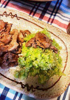 セロリ大量消費、豚肉のガーリック焼き-レシピのメイン写真