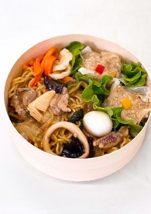 干し野菜の海鮮あんかけ焼きそば-レシピのメイン写真