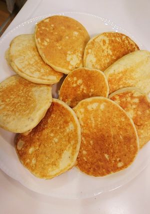 米粉でバナナパンケーキ-レシピのメイン写真