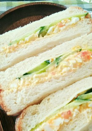 シャキシャキたまごサンド♪-レシピのメイン写真
