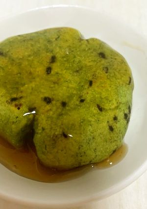 ほうれん草とごまチーズおからもち-レシピのメイン写真