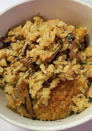 サンマの蒲焼き缶 炊き込みご飯-レシピのメイン写真