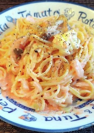 具はレンチン!特濃クリチめんたいパスタ♪-レシピのメイン写真