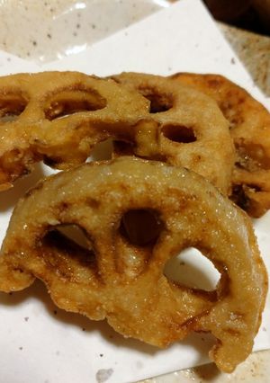 レンコンの唐揚げ ※天ぷら粉-レシピのメイン写真