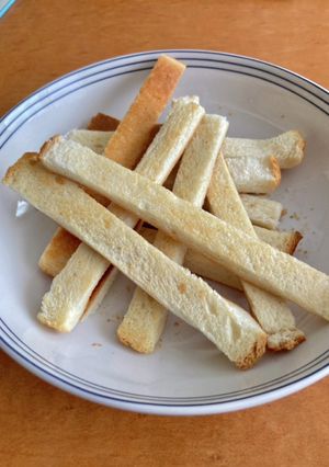 【油不要】焼くだけパン耳おやつ-レシピのメイン写真